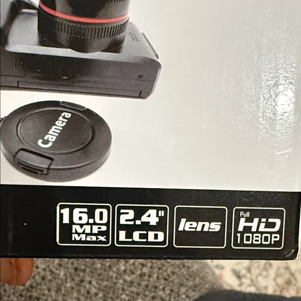 SLR Camera HD Videocam - Black